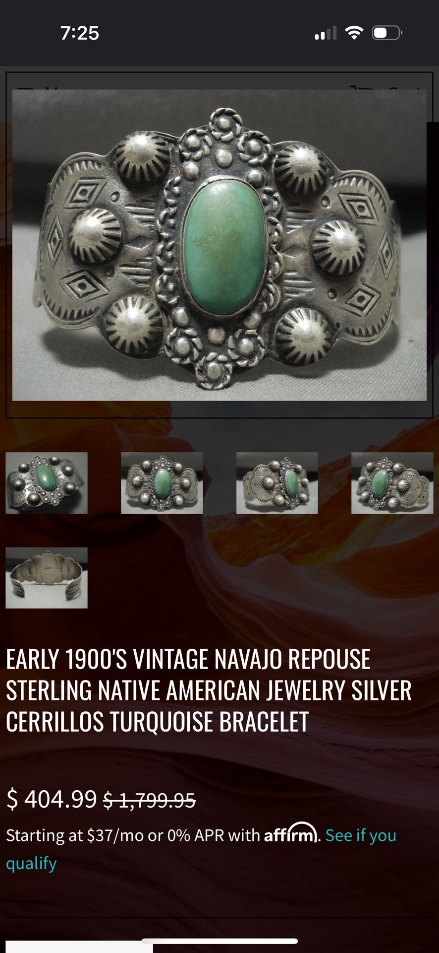 Vintage Navajo/Aztec bracelet
