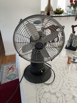 Metal Fan In Great Working Condition Test For You When You Come 