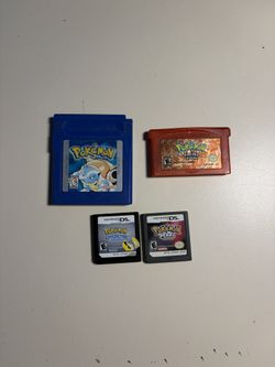 Pokémon Video Game Lot - GBA, DS, & Gameboy