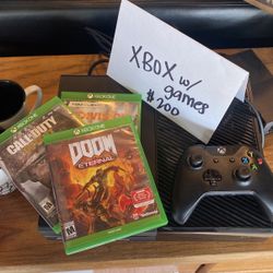 Xbox One With Games And Controller 1TB