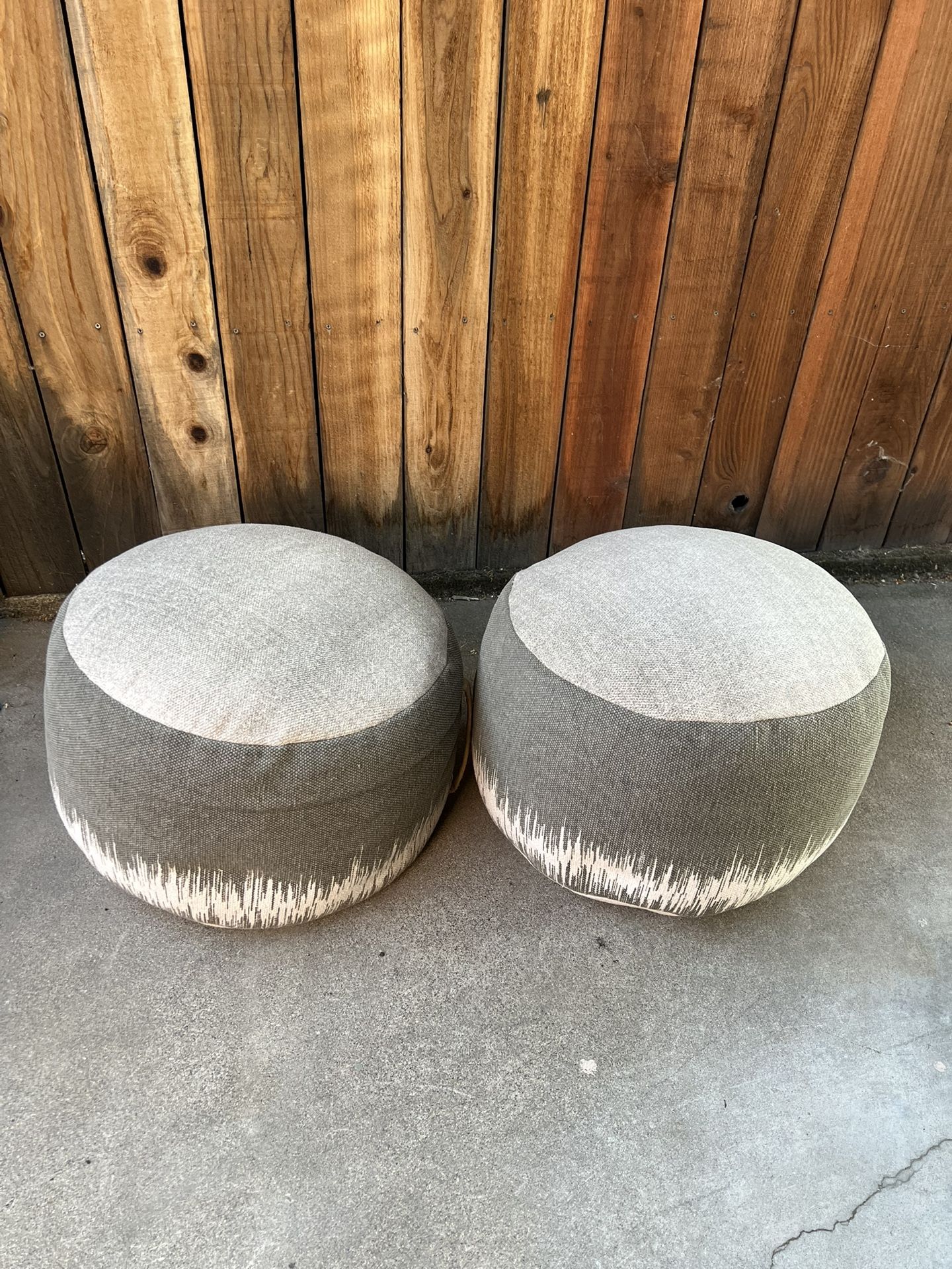 Pair Of Ottomans
