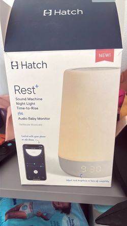 Hatch Rest+ Sound Machine Night Light Baby Monitor