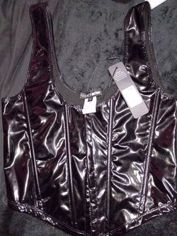 Fashion Nova Pleather Corset