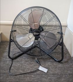 20" 3-Speed High Velocity Floor Fan - NEW