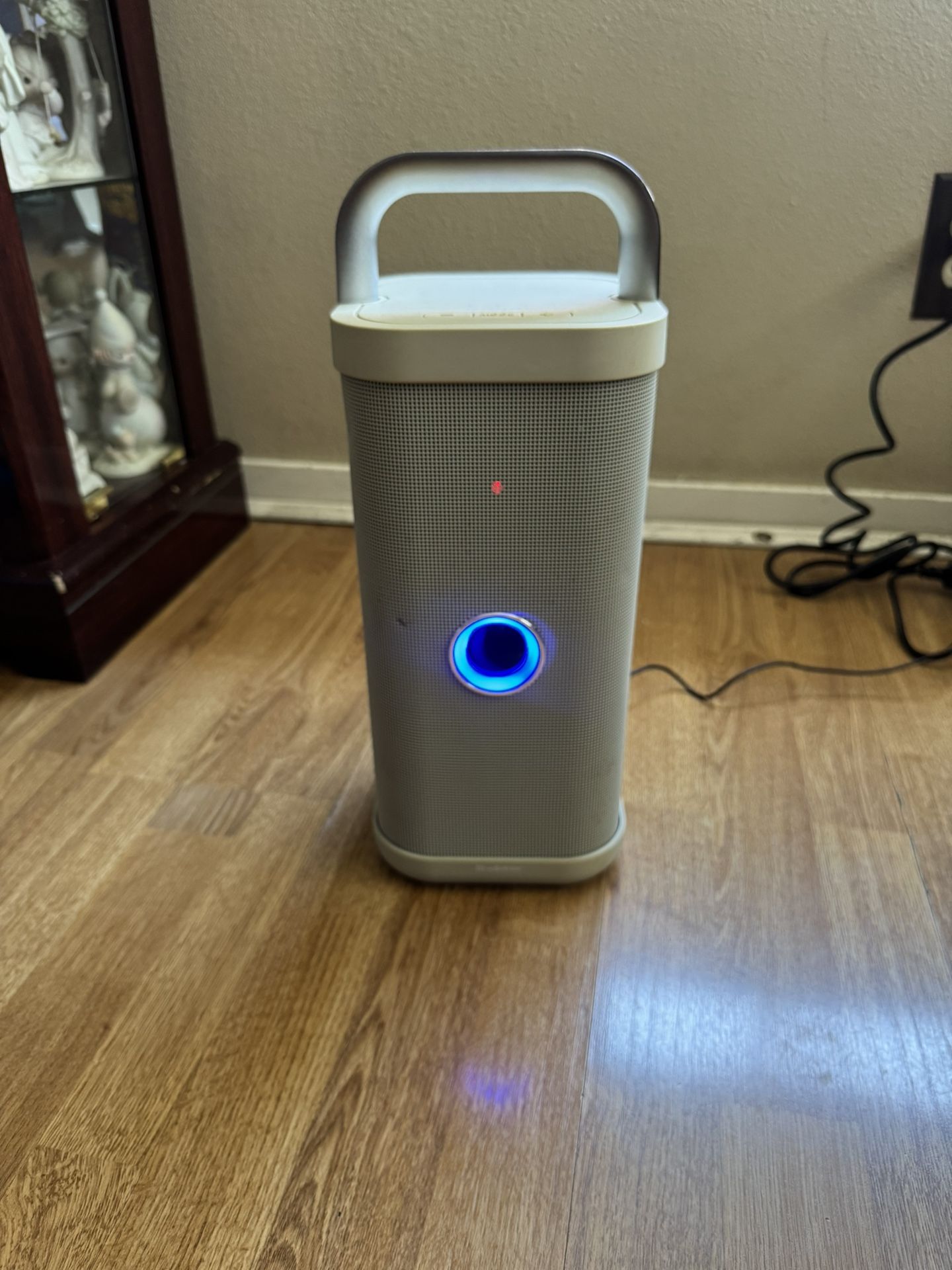 Brookstone Big Blue Party Speaker Bluetooth Indoor Outdoor