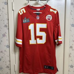 Nike Kansas City Chiefs #15 Mahomes Super Bowl 54 Jersey Size Medium