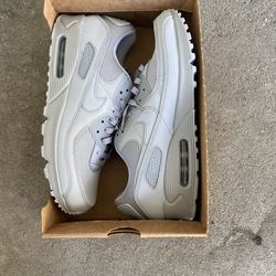 Nike Air Max 90 Recraft Wolf Grey black size 11.5 men