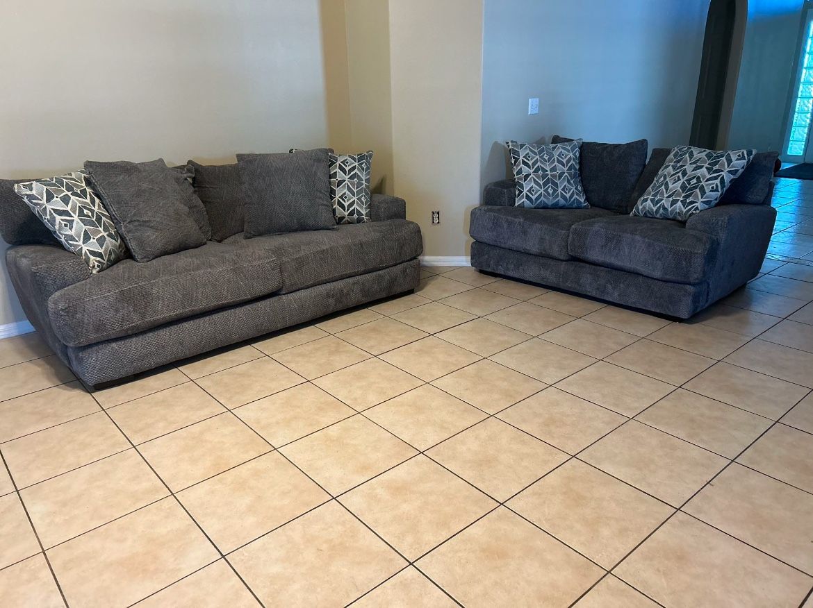Grey Sofa Set