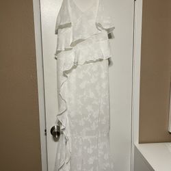 White long dress