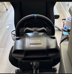 F1 Racing Chair W Steering Wheel / Pedals For PS4/5