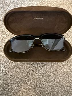 Tom Ford TF5683-B Glasses + Magnetic Clip-On — Like New