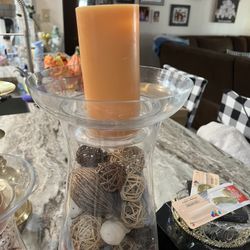 Glass Candle Holders