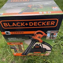 Black And Decker Leaf Blower/mulcher/bagger