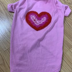 Medium Heart Dog Shirt