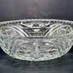 Set of (4) Anchor Hocking Stars and Bars serving bowl, a vintage piece from the 1940s to 1960
