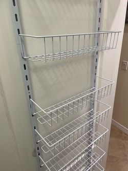 Cabinet organizer over the door