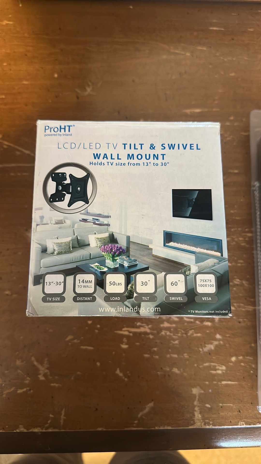 ProHT LCD/LED Tilt & Swivel Wall Mount 13”-30”