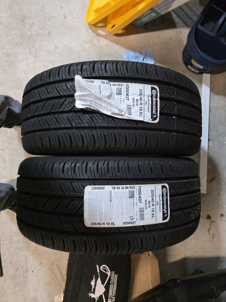 TIRES CONTINENTAL
CONTIPROCONTACT
235 /40 R18 95H XL BSW FR