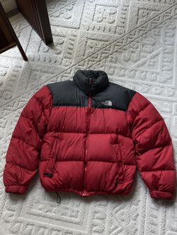 The North Face 1996 Retro Nuptse 700 Jacket Red Charcoal