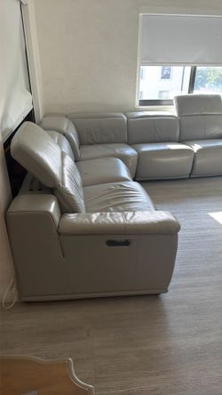 Leather couch