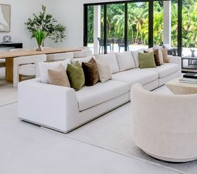 Ivory sectional