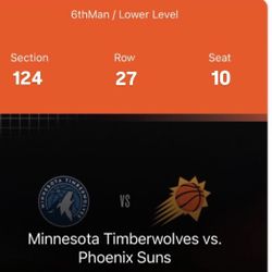 Timberwolves At Suns Home Game 1