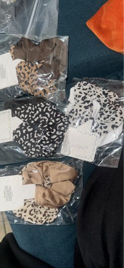 Cheetah Scrunchies