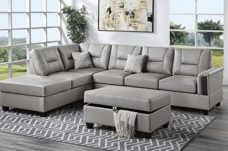 Sectional Sofa + Ottoman