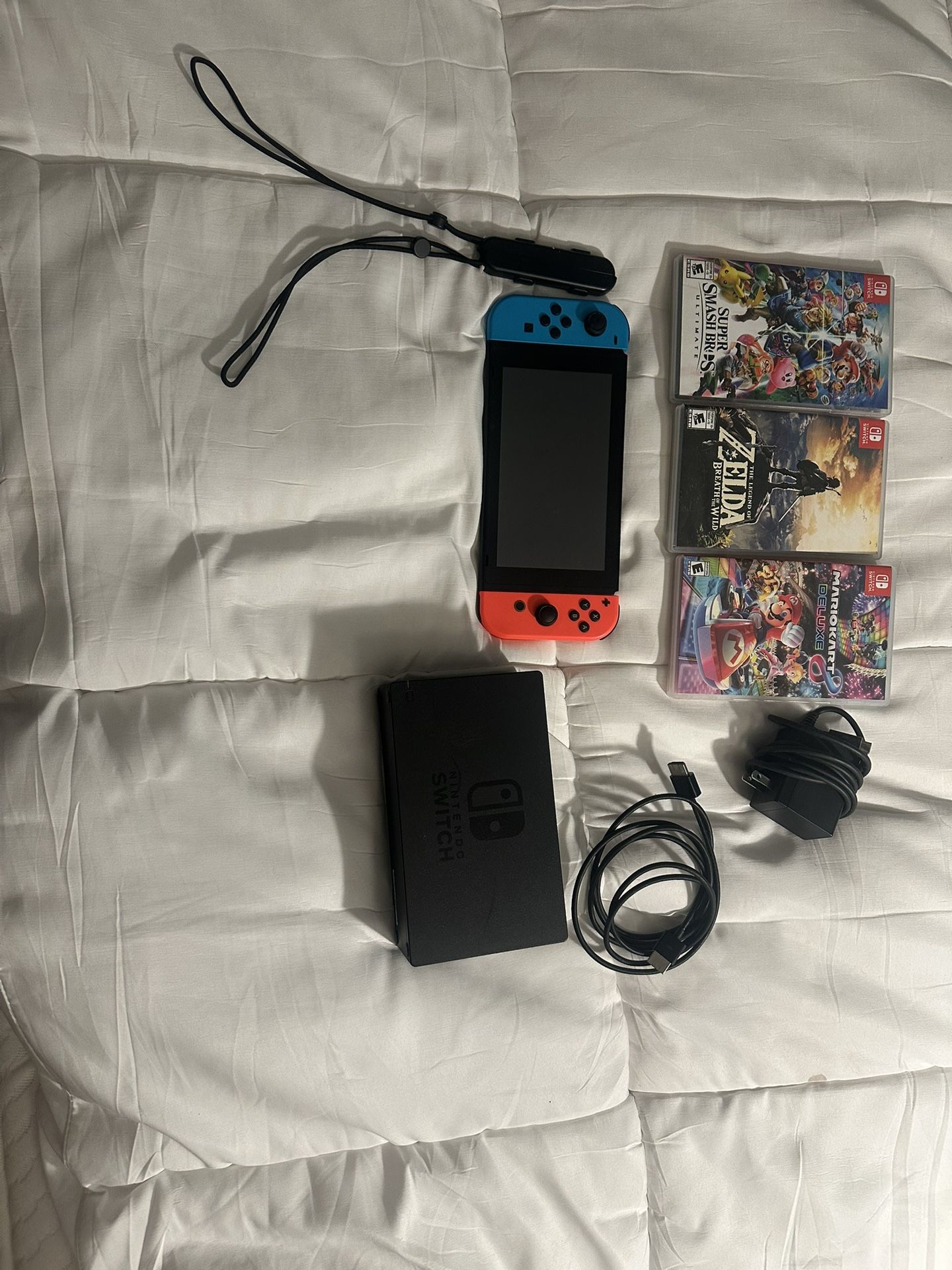 Nintendo Switch + 3 Games