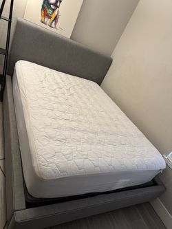 Queen pillow top mattress + Box springs + Bed frame
