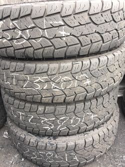 235/80/17 LT mastercraft set of 4 tires in great condition $250 for 4 .