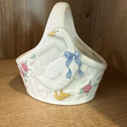 Decorative Porcelain Basket