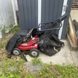 Lawnmower And Leaf Vacuum