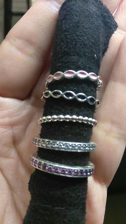 Pandora size 7 rings