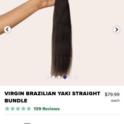 Mayvenn  Virgin Brazilian Hair 18inch 