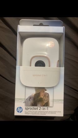 Sprocket camera printer 2 in 1