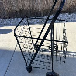 Folding Shopping Cart Multi-purpose Utility Cart Trolley Large Capacity
