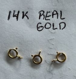 14k GOLD chain locks