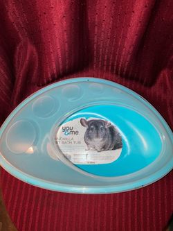 chinchilla dust bathtub