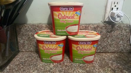 Oatmeal baby cereal