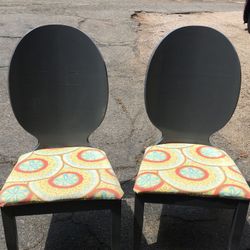 2 Wooden Chairs 