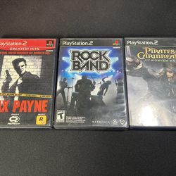 3 PLAYSTATION 2 GAMES $25