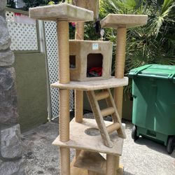 6’ Cat Tree House 