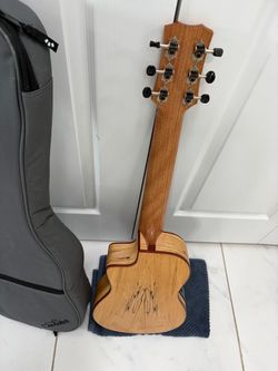 Acoustic-electric guitar Cordoba Mini SM-CE Nylon Strings (Cedar and Spalted Maple), with case(RARE)