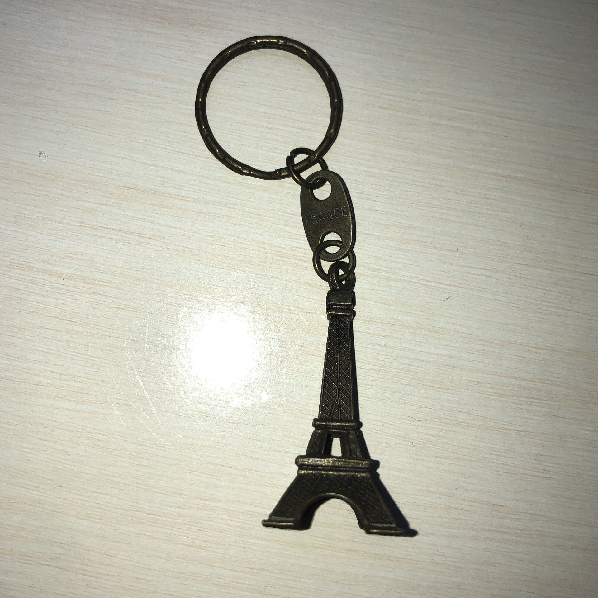 Paris France Eiffel Tower Keychain