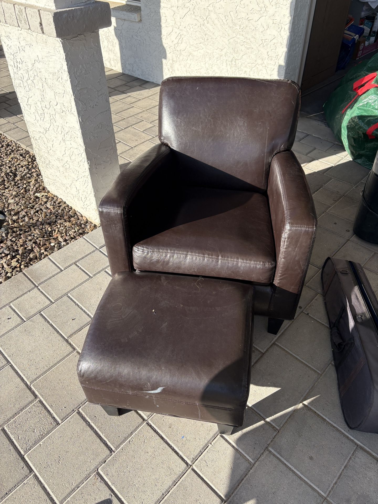 Chair and Foot Stool