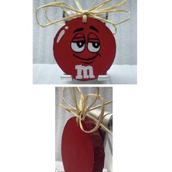 Hand painted live edge wood round