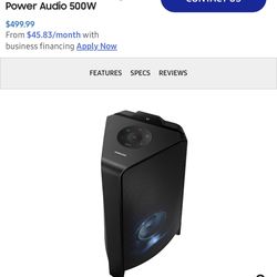 Samsung Sound Tower - New