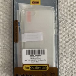 iPhone SE Clear Case 4.7 inch With 2 Screen Protectors