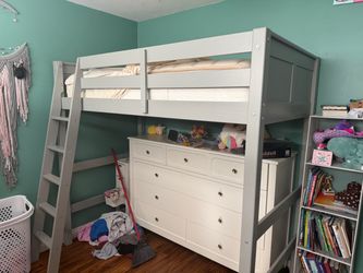 Free Grey loft bed